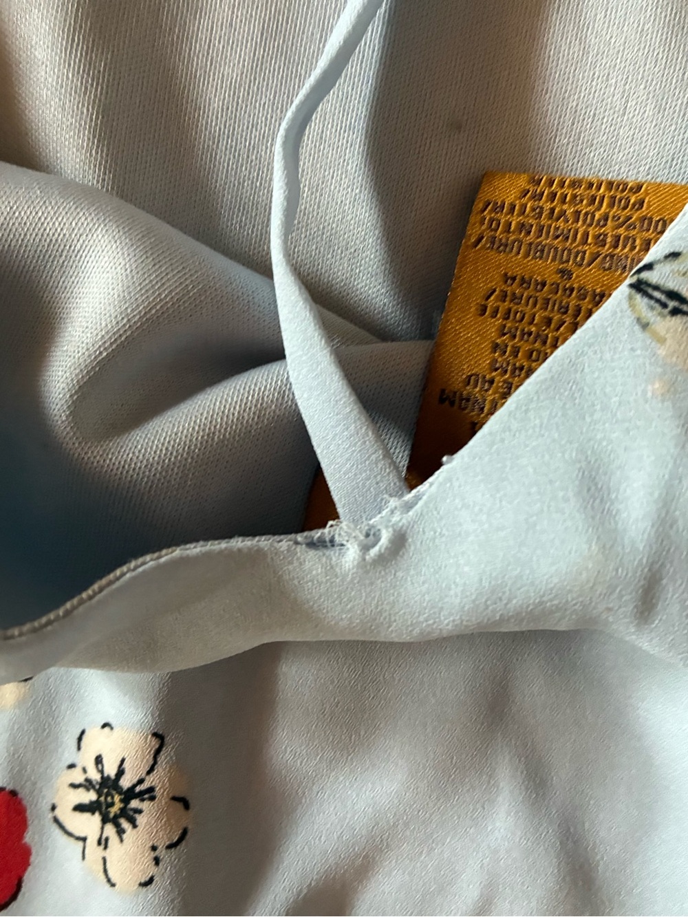Wrangler Light Blue Floral Blouse - Picture 5 of 5